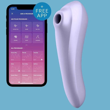 Stimolatore DUAL PLEASURE Bluetooth con App e Vibrazione Interna